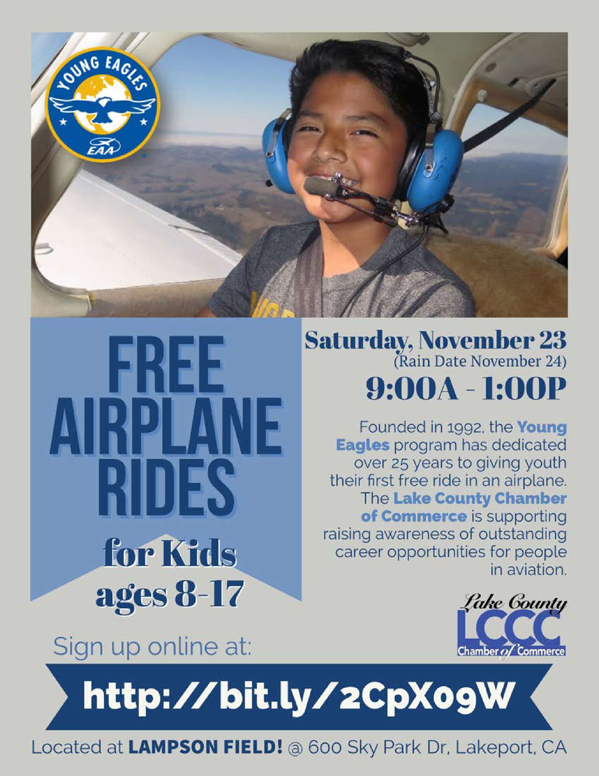 Free Airplane Rides – Best Western El Grande Inn